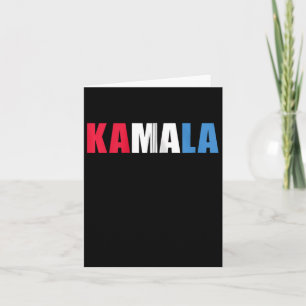 Kamala 2024 For President Kamala Harris Zip Hoodie Card