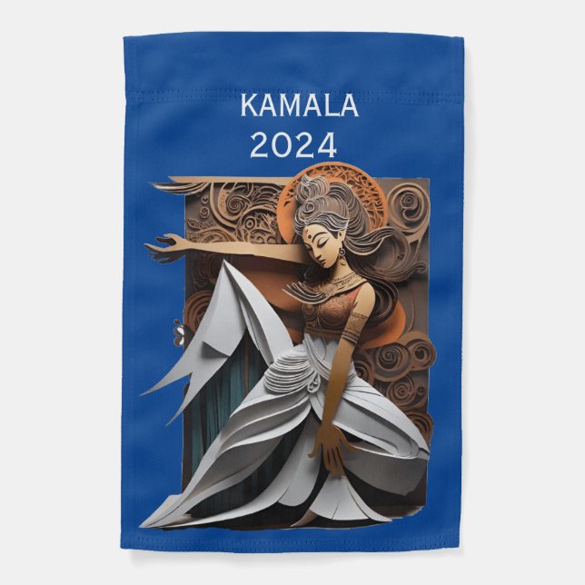 Kamala 2024 for President Thunder_Cove  Garden Flag (Front)