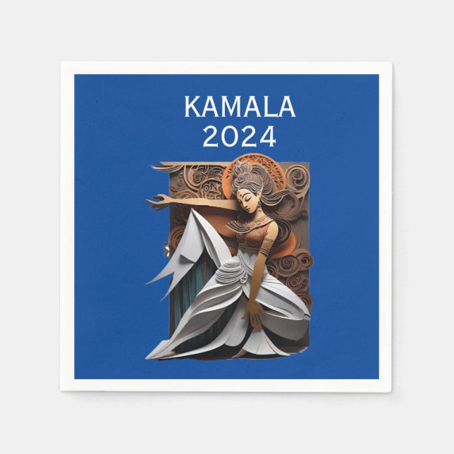 Kamala 2024 for President Thunder_Cove  Napkins (Front)