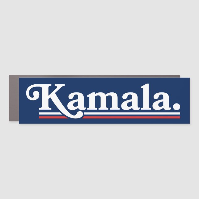 Kamala 2024 Harris Walz Bumper Car Magnet (Front)