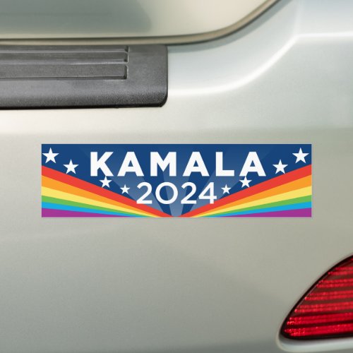 Kamala 2024 LGBTQ Bumper Sticker