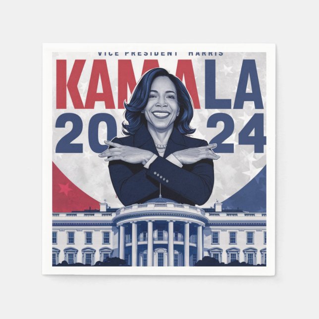 Kamala 2024 napkins (Front)