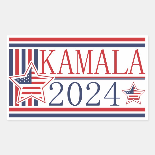 Kamala 2024, Presidential Candidate Sticker (Front)