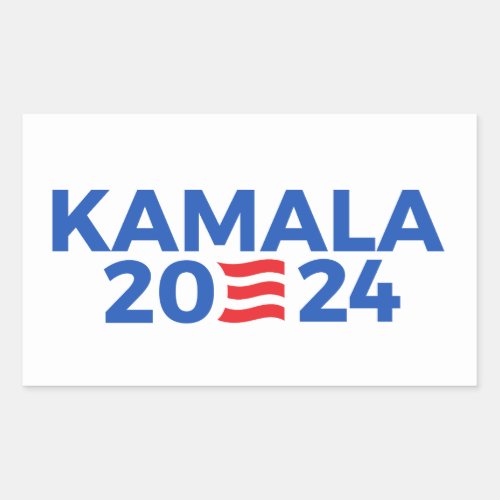 Kamala 2024 rectangular sticker