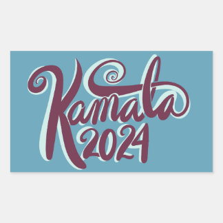 Kamala 2024 rectangular sticker