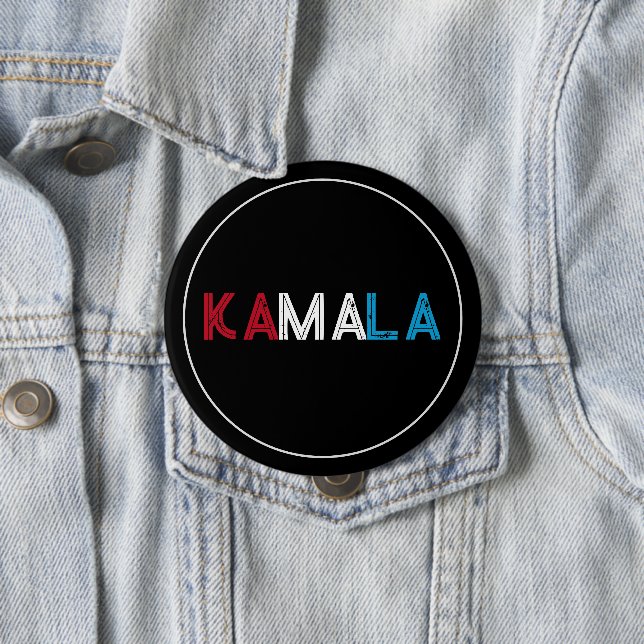 KAMALA 2024 RWB Campaign Button (In Situ)