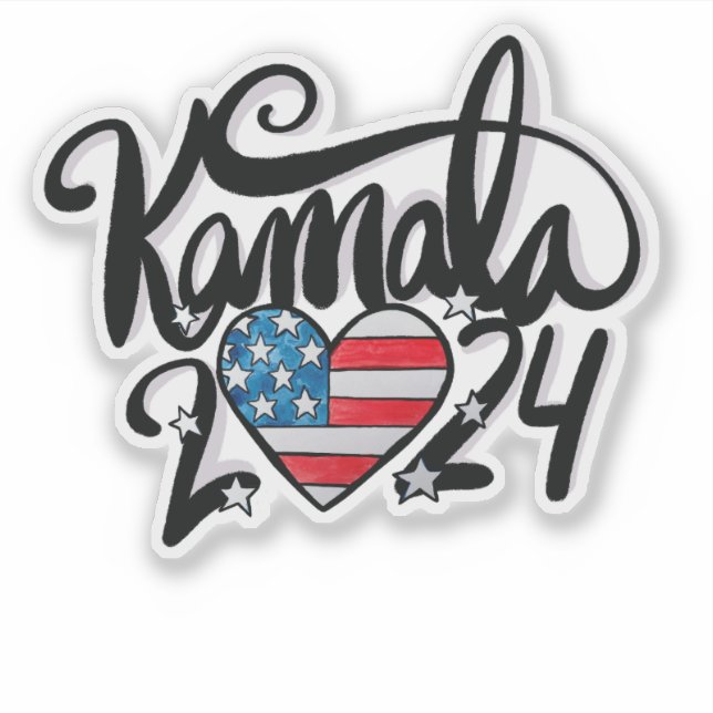 Kamala 2024                                        sticker (Front)