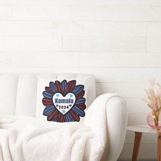 Kamala 2024 throw pillow (Couch)