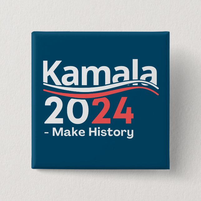 Kamala 2024, Vice President Kamala Harris Button (Front)