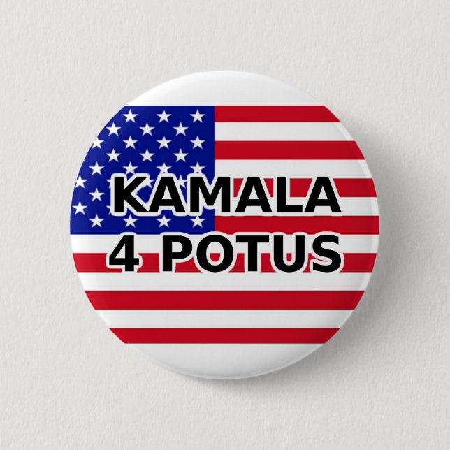 KAMALA 4 POTUS BUTTON (Front)