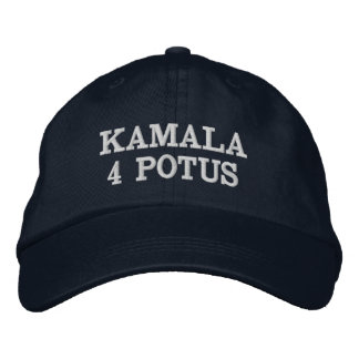 KAMALA 4 POTUS EMBROIDERED BASEBALL CAP