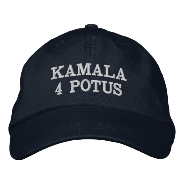 KAMALA 4 POTUS EMBROIDERED BASEBALL CAP (Front)