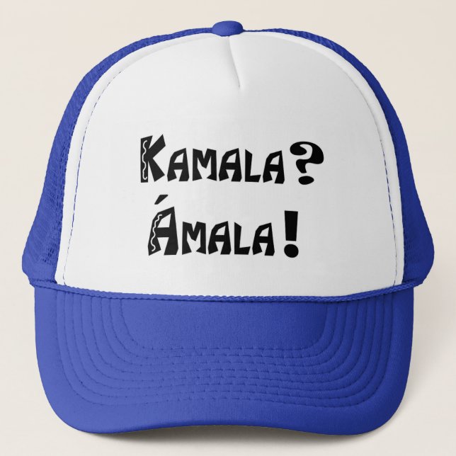 KAMALA AMALA POR USTED TRUCKER HAT (Front)
