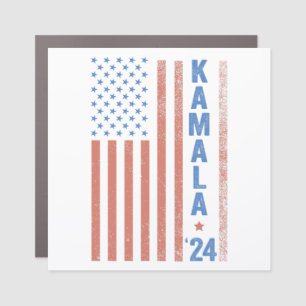 Kamala American Flag President Election Car Magnet