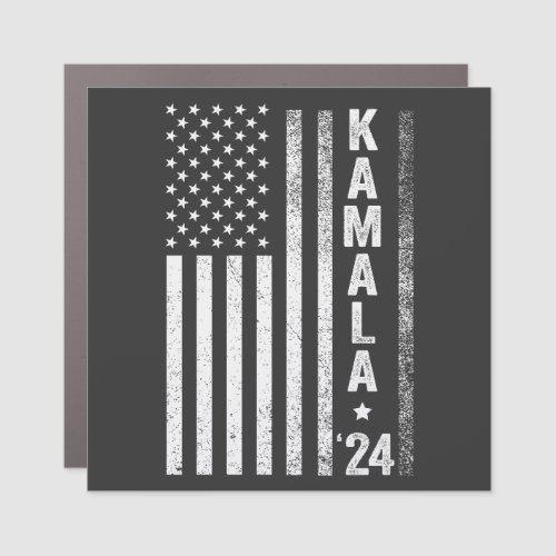 Kamala American Flag President Election USA Car Magnet