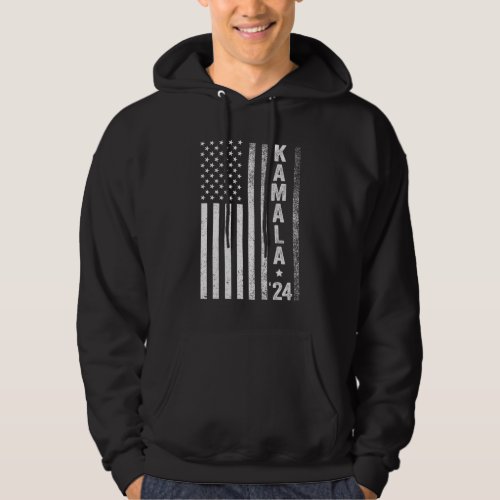 Kamala American Flag President Election USA Hoodie