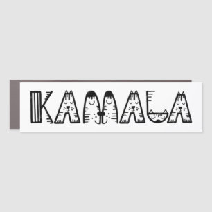 KAMALA and CATS Car Magnet
