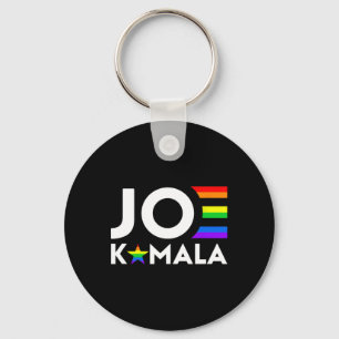 Kamala Biden Harris 2020 Lgbt Gay Pride Flag Democ Keychain