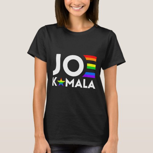 Kamala Biden Harris 2020 Lgbt Gay Pride Flag Democ T_Shirt