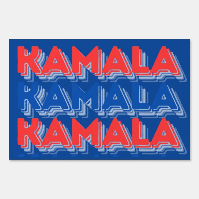 Kamala Blue Red Sign (Front)