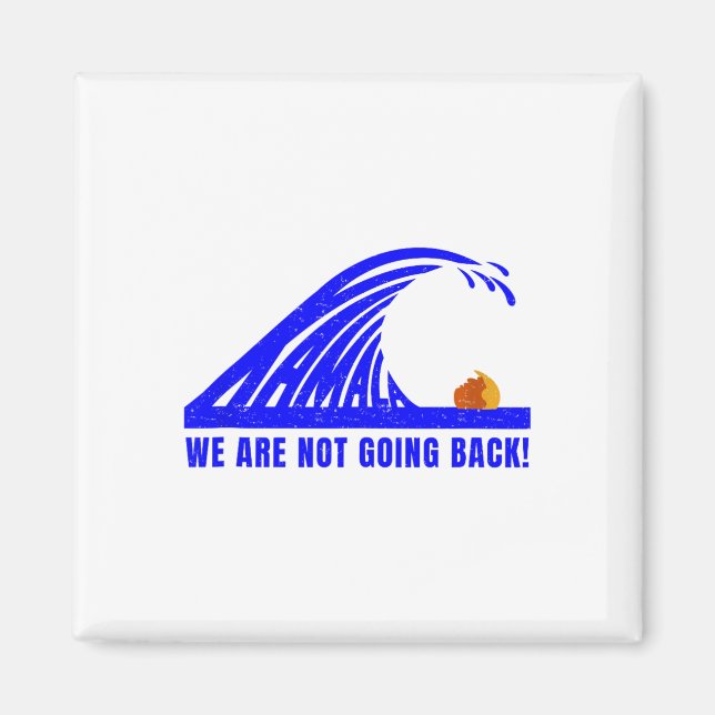 Kamala Blue Wave 2024  Magnet (Front)