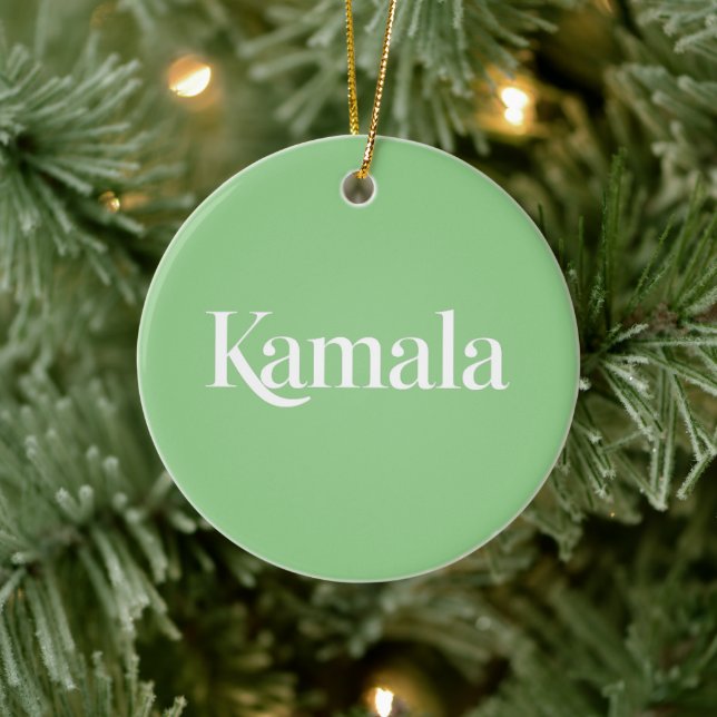 Kamala Brat Kamala Harris for President 2024  Ceramic Ornament (Tree)