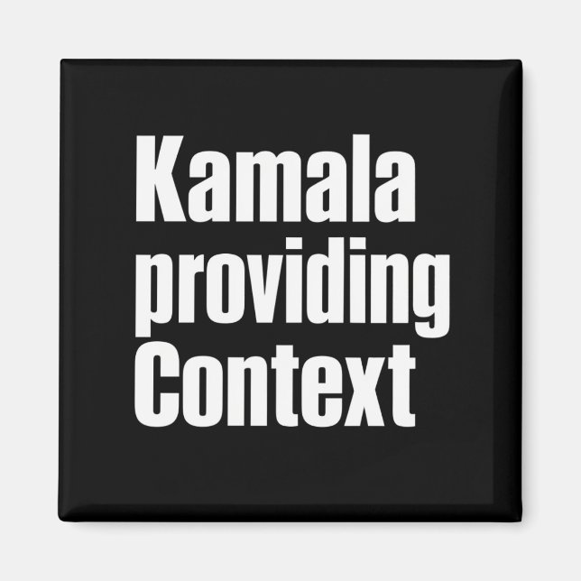 Kamala Brat Lime Green Providing Context Magnet (Front)
