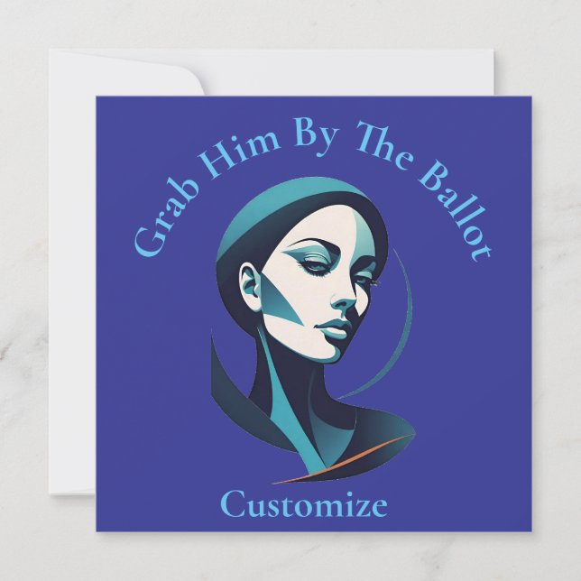 Kamala Cat Lady 2024 Ballot Thunder_Cove Invitation (Front)