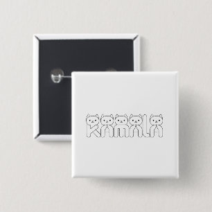 Kamala Cat Letter President 2024 Button