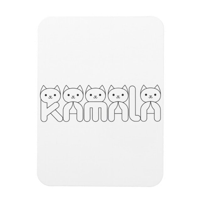  Kamala Cat Letter President 2024  Magnet (Vertical)