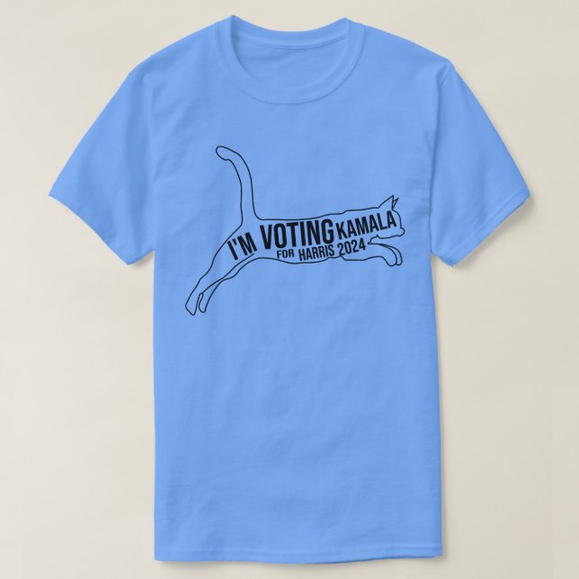 Kamala cat TShirt 4 (Design Front)