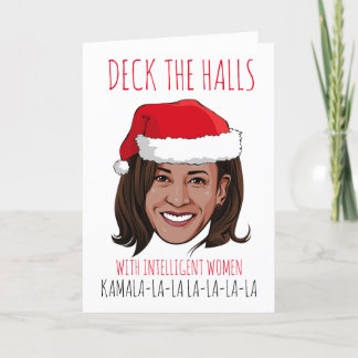 Kamala Christmas Card: Deck the Halls Card