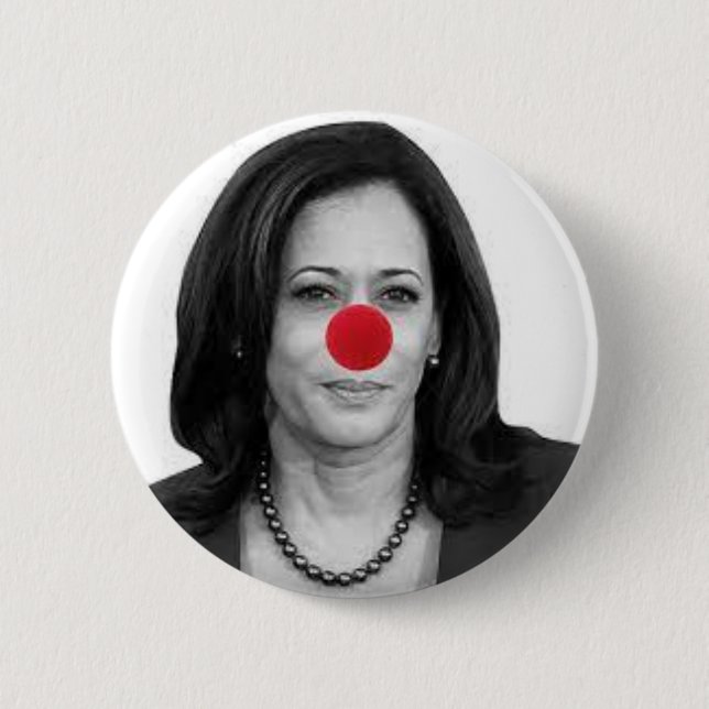 Kamala Clown button (Front)