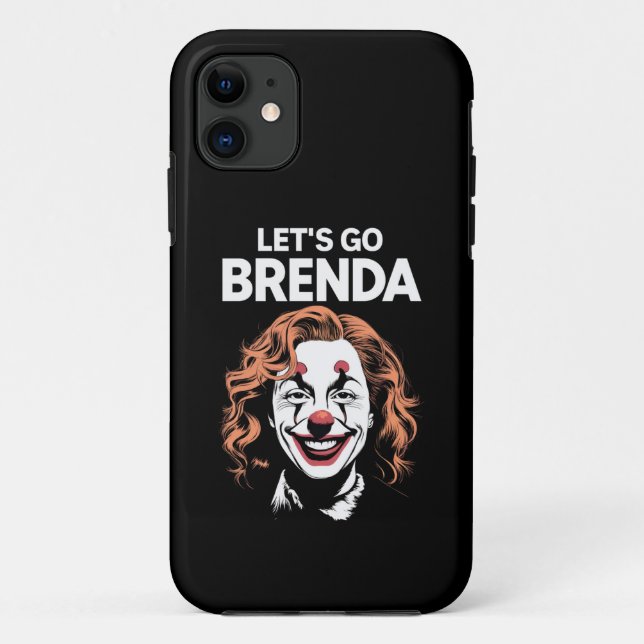 Kamala Clown Let's Go Brenda Case-Mate iPhone Case (Back)