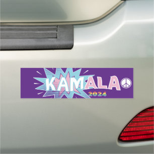 KAMALA COMIC MADAM PRESIDENT KAMALA HARRIS 2024 CAR MAGNET