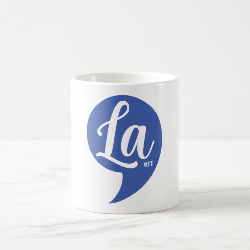 Kamala Comma_La icon logo Vote Blue 2024 Coffee Mug