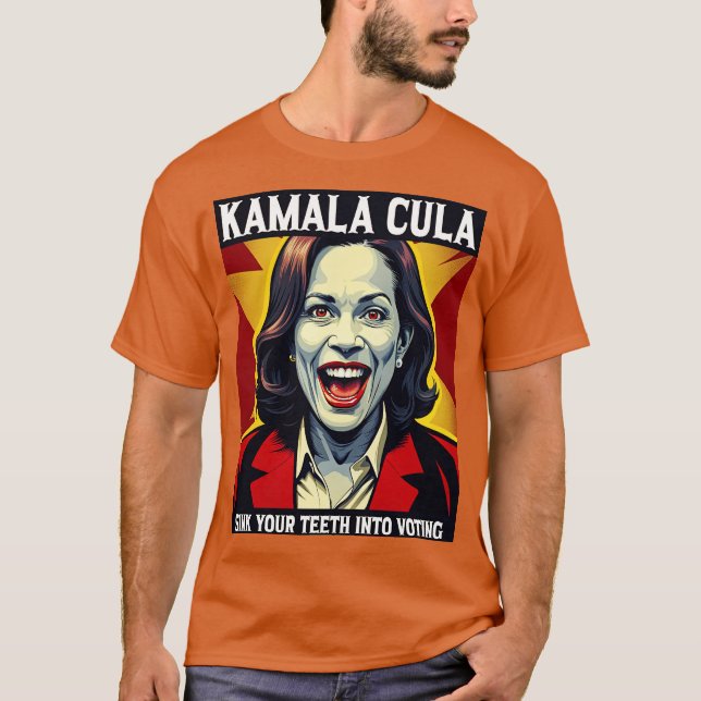 kamala cula sink your teeth into voting Election U T-Shirt (Front)