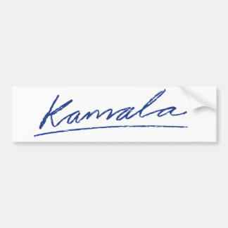 Kamala Cursive Bumper Sticker