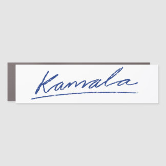 Kamala Cursive Car Magnet