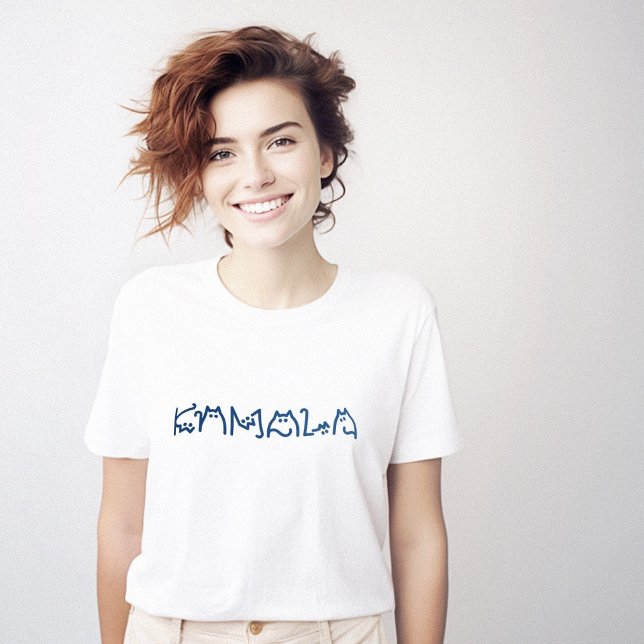 Kamala Cute Cat Typography Original T-Shirt (Kamala Cute Cat Typography Original T-Shirt)