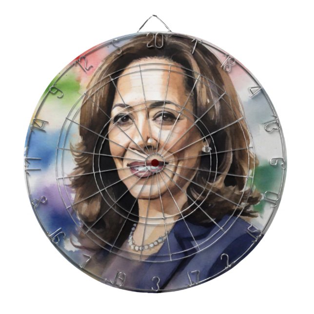 Kamala Dartboard Republican Trump Lover Dart Board (Front)