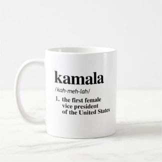 Kamala Definition: First Female Vice President Coffee Mug