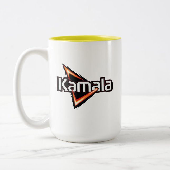 Kamala Doritos Family Pack Two-Tone Coffee Mug (Left)