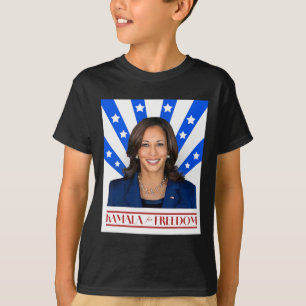 Kamala For Freedom 2024 Madam Vice President T-Shirt