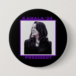 Kamala for President 2024 Button