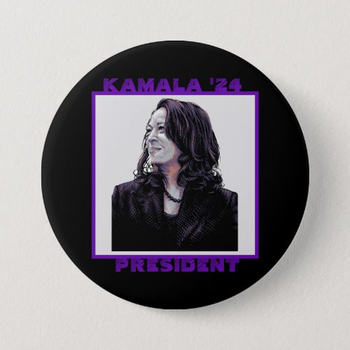 Kamala for President 2024 Button