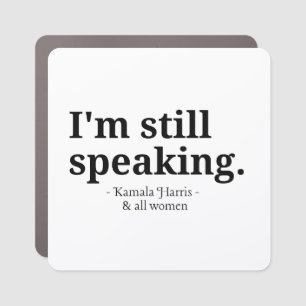 Kamala for President 2024, women's rights Car Magnet