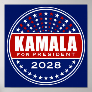  Kamala for President 2028 Poster