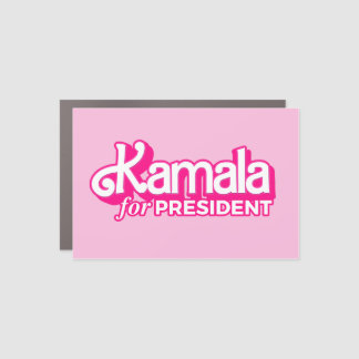 Kamala for President Pink Style Car Magnet