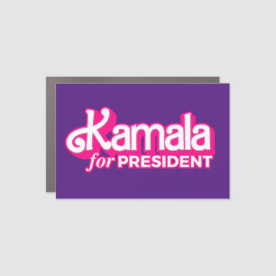 Kamala for President Pink Style Car Magnet